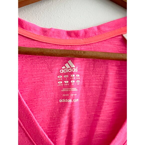 Adidas,- Shirt - Pink - Size Small - Picture 2 of 4